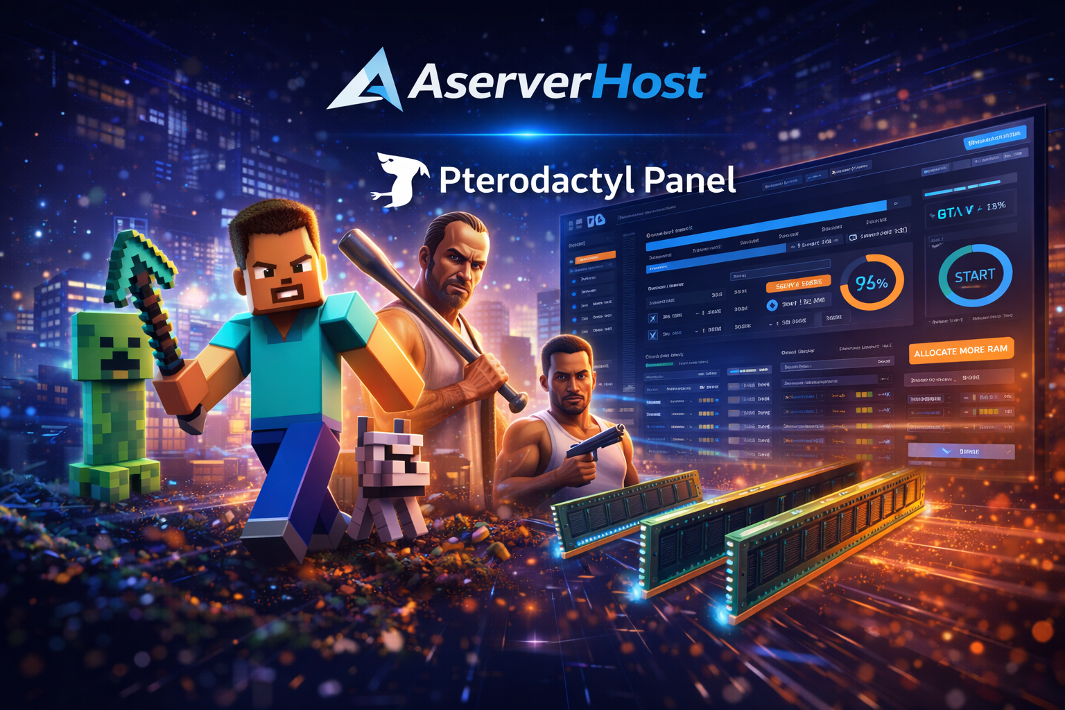 Hosting de Juegos Panel Pterodactyl